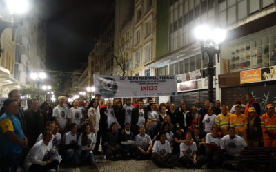 10ª Ação Febrac leva show de limpeza à rua XV de Novembro